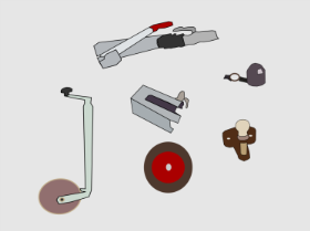 Accessoires pour les  remorques