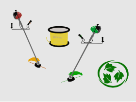 Fil débroussailleuse biodégradable
