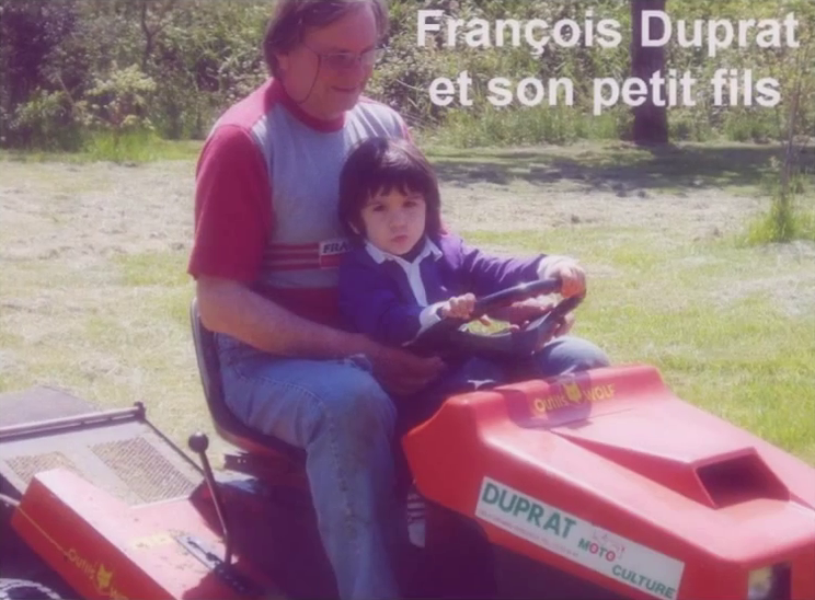Duprat Motoculture François Duprat et son petit fils
